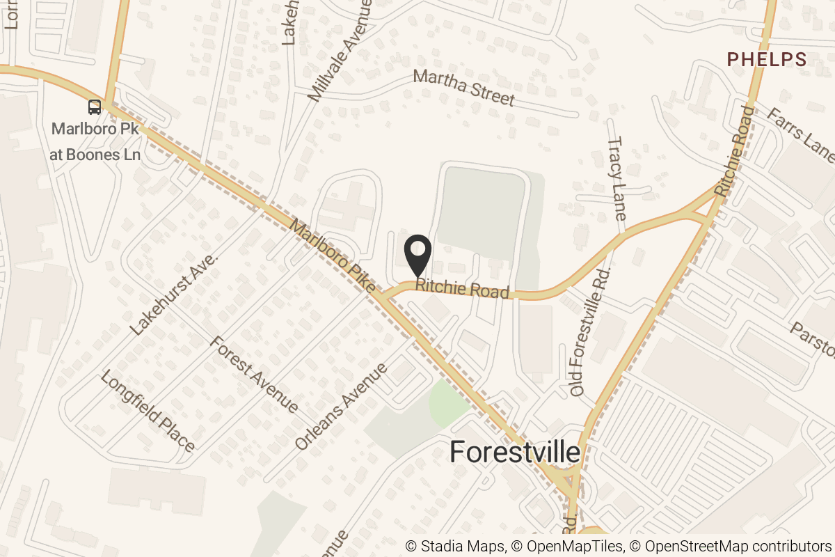 Map with location marker