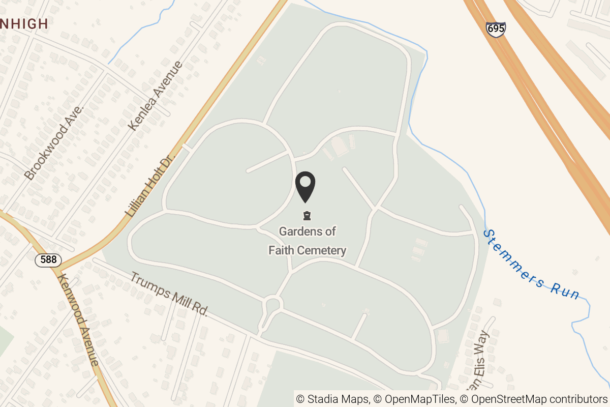 Map with location marker