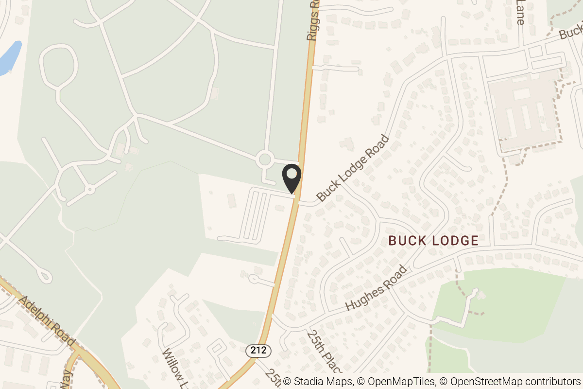 Map with location marker