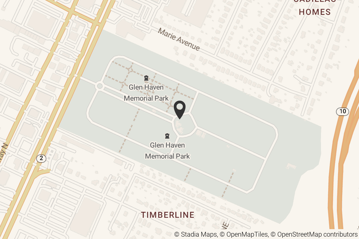 Map with location marker