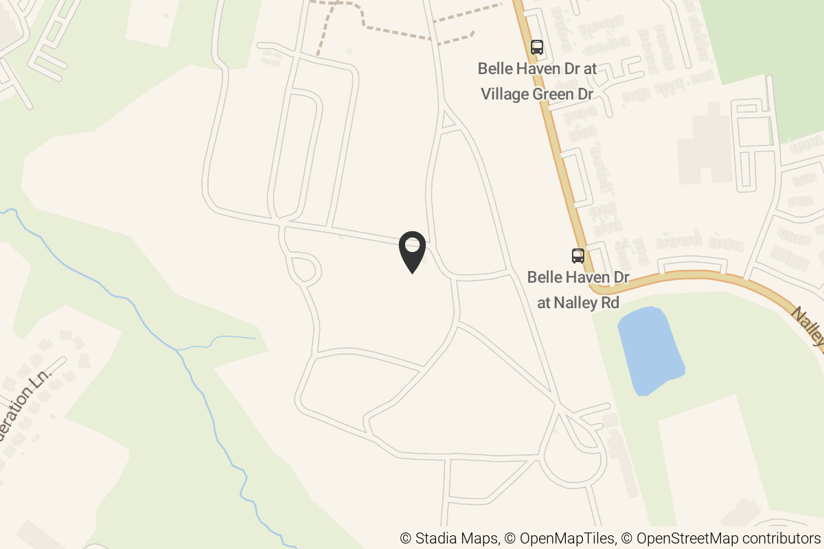 Map with location marker