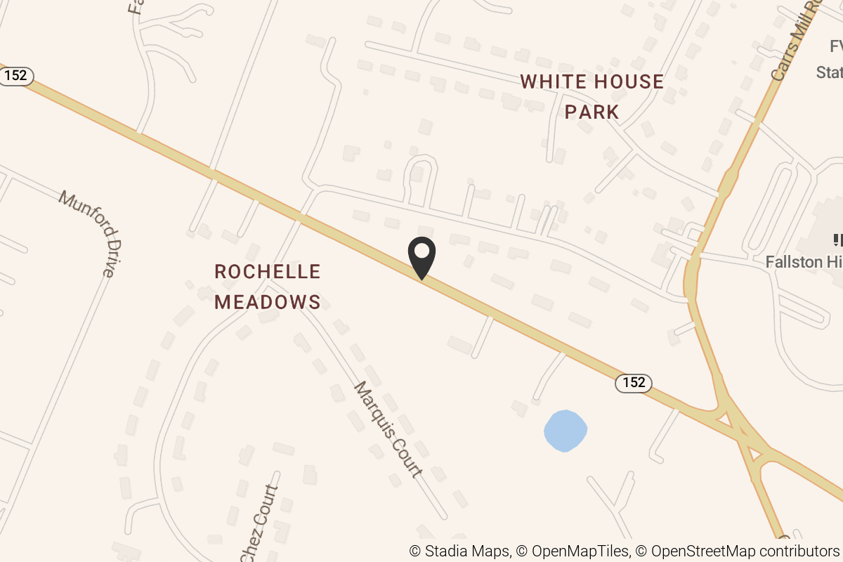 Map with location marker