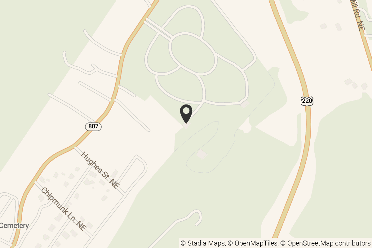 Map with location marker