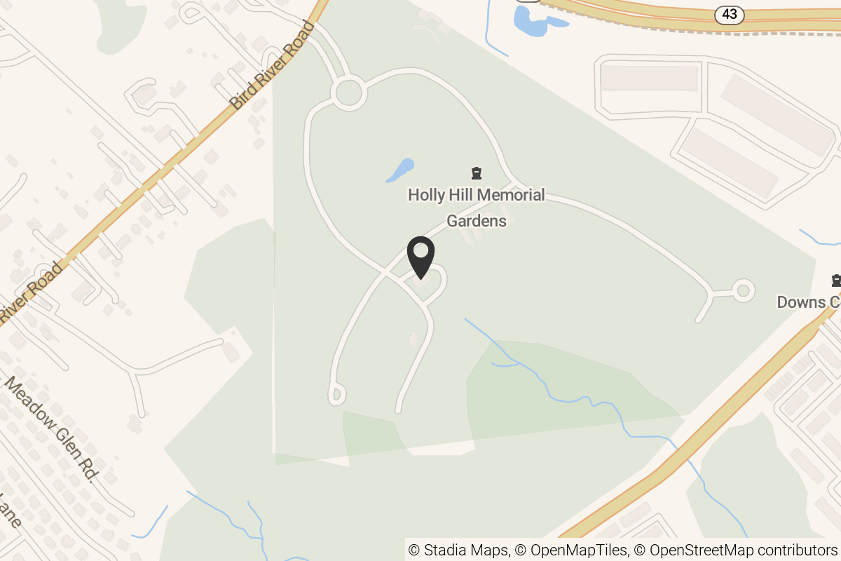 Map with location marker