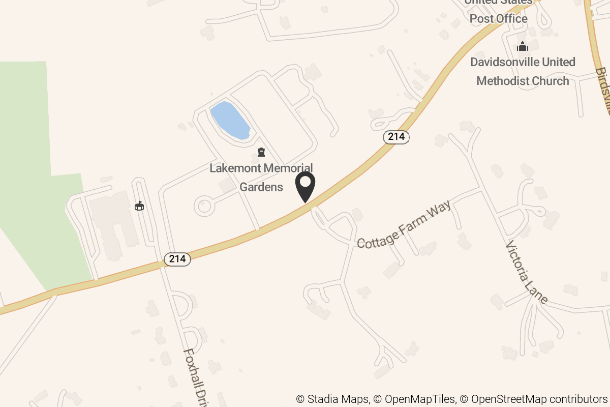 Map with location marker