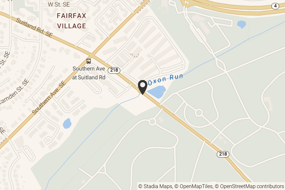 Map with location marker