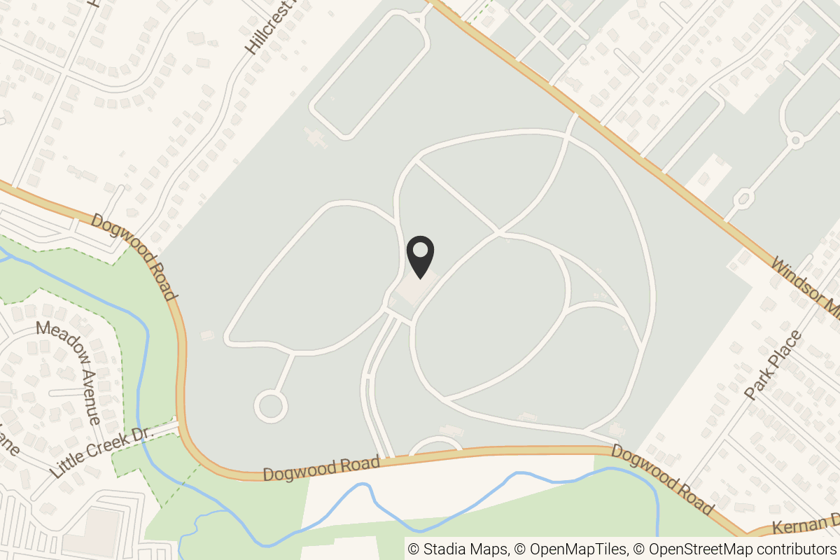 Map with location marker