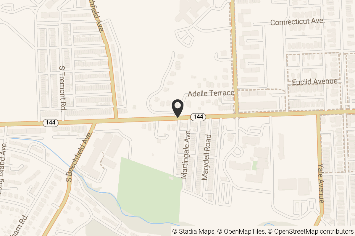 Map with location marker