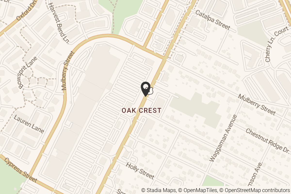 Map with location marker