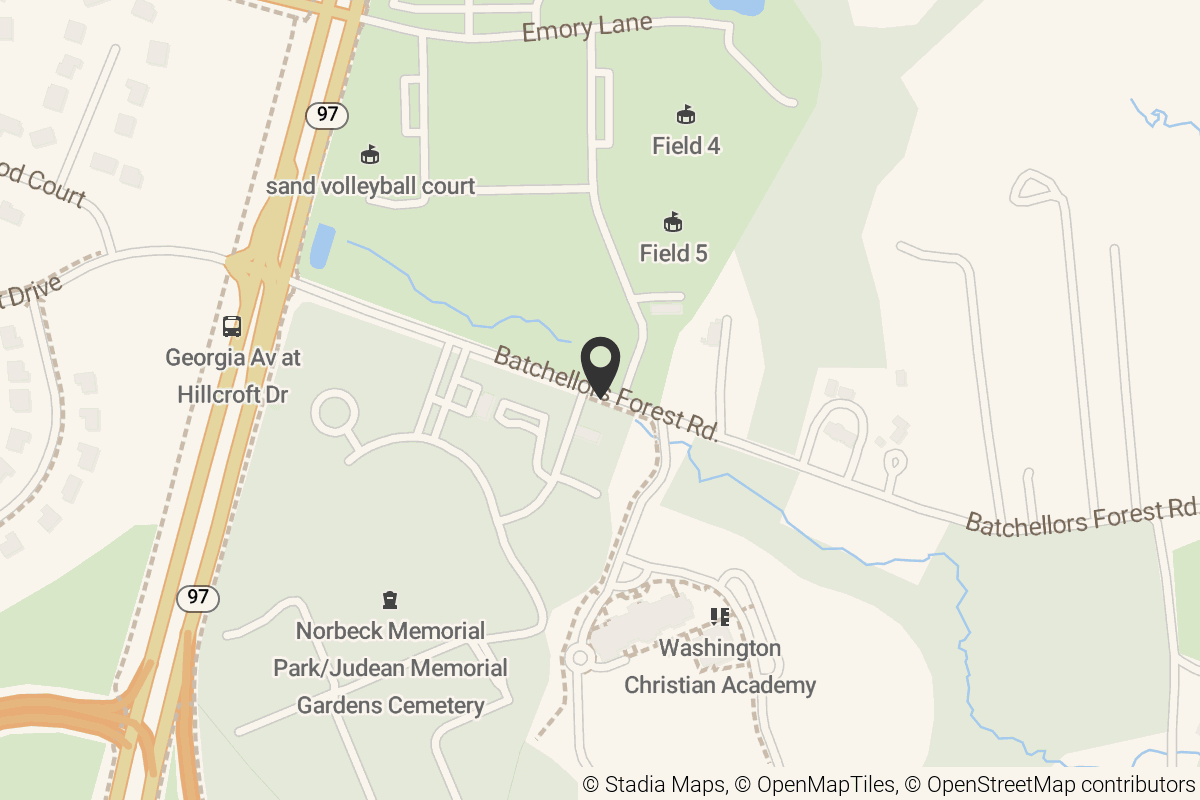 Map with location marker