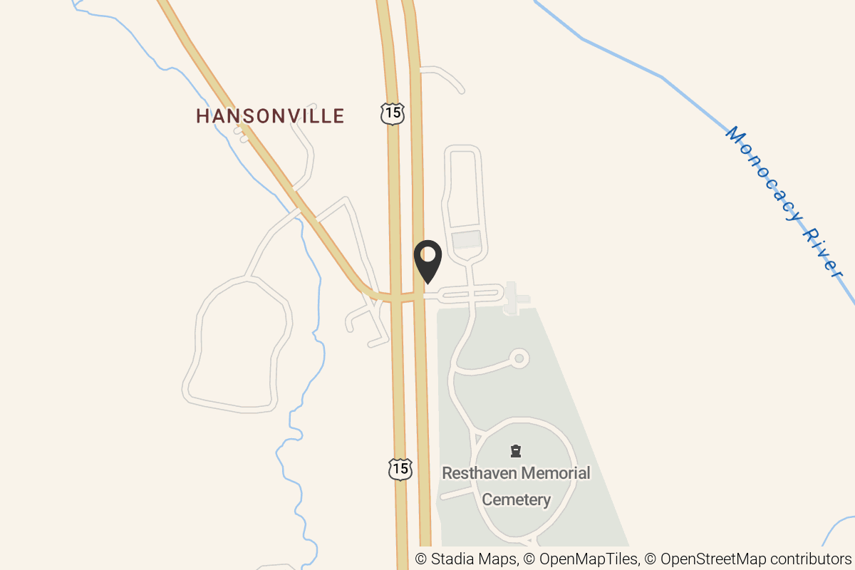 Map with location marker