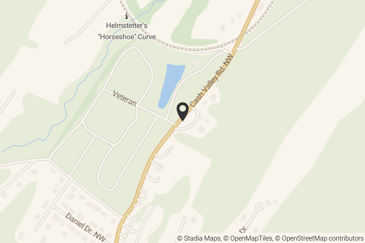 Map with location marker