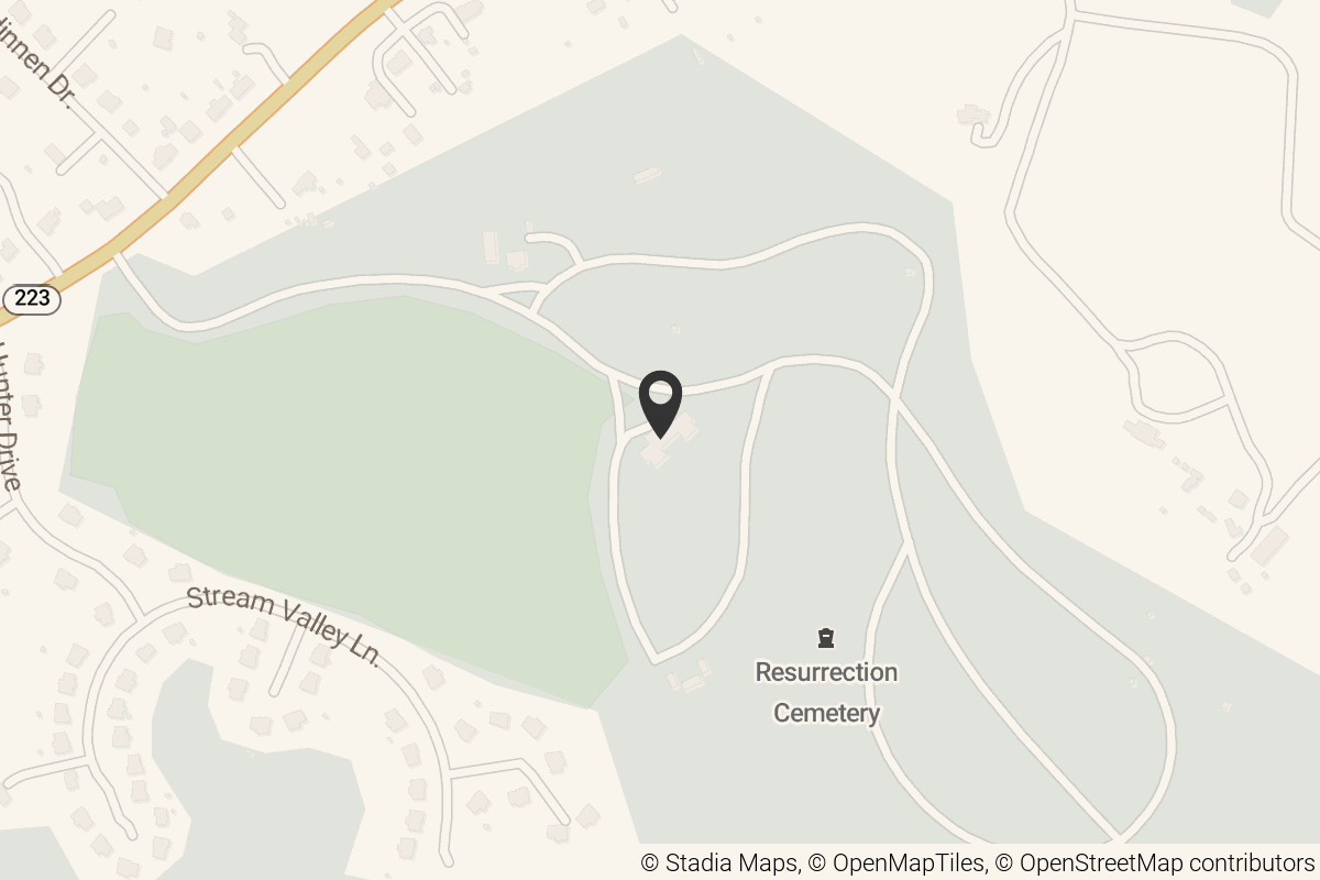 Map with location marker