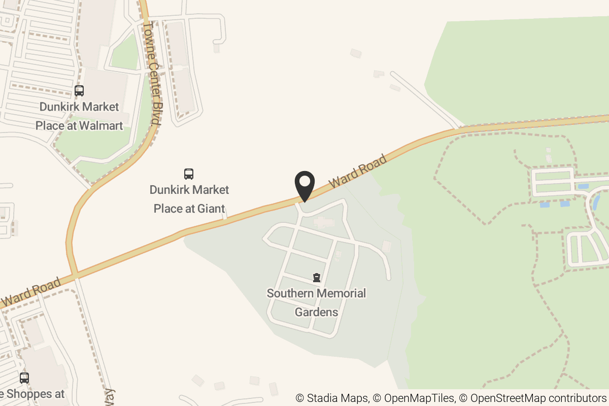 Map with location marker