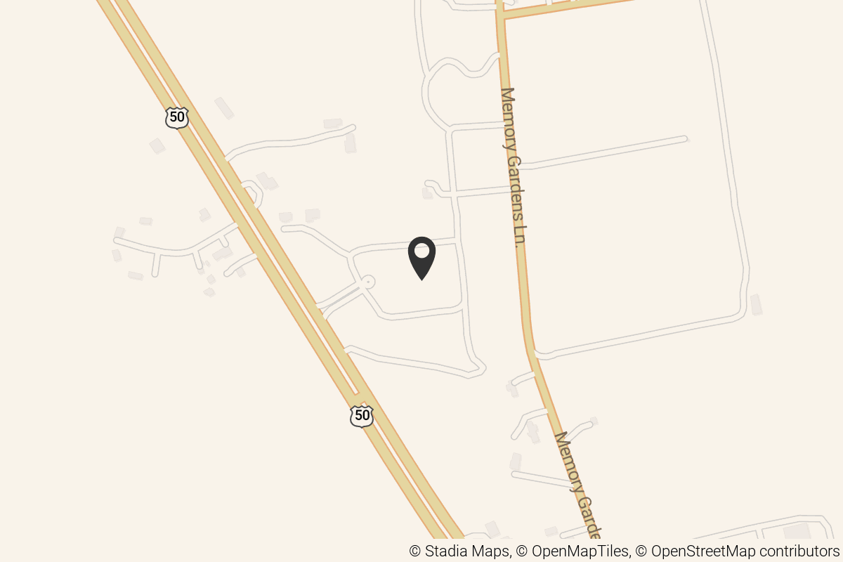 Map with location marker