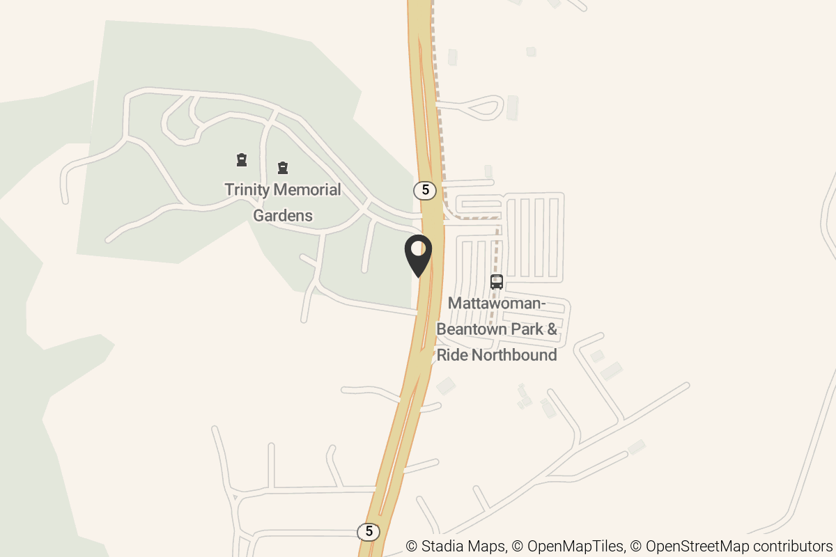 Map with location marker