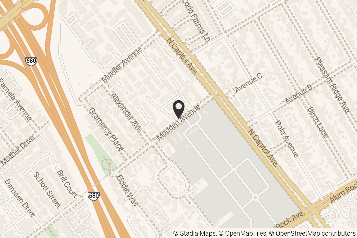 Map with location marker