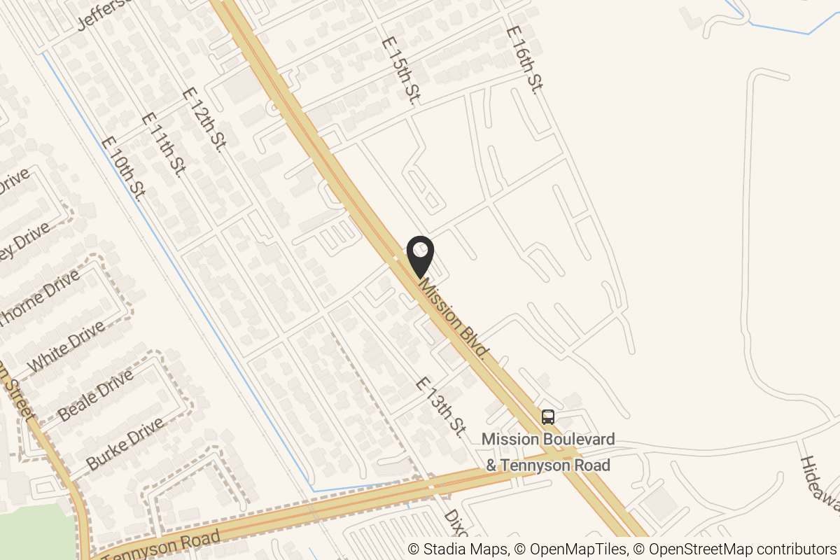 Map with location marker