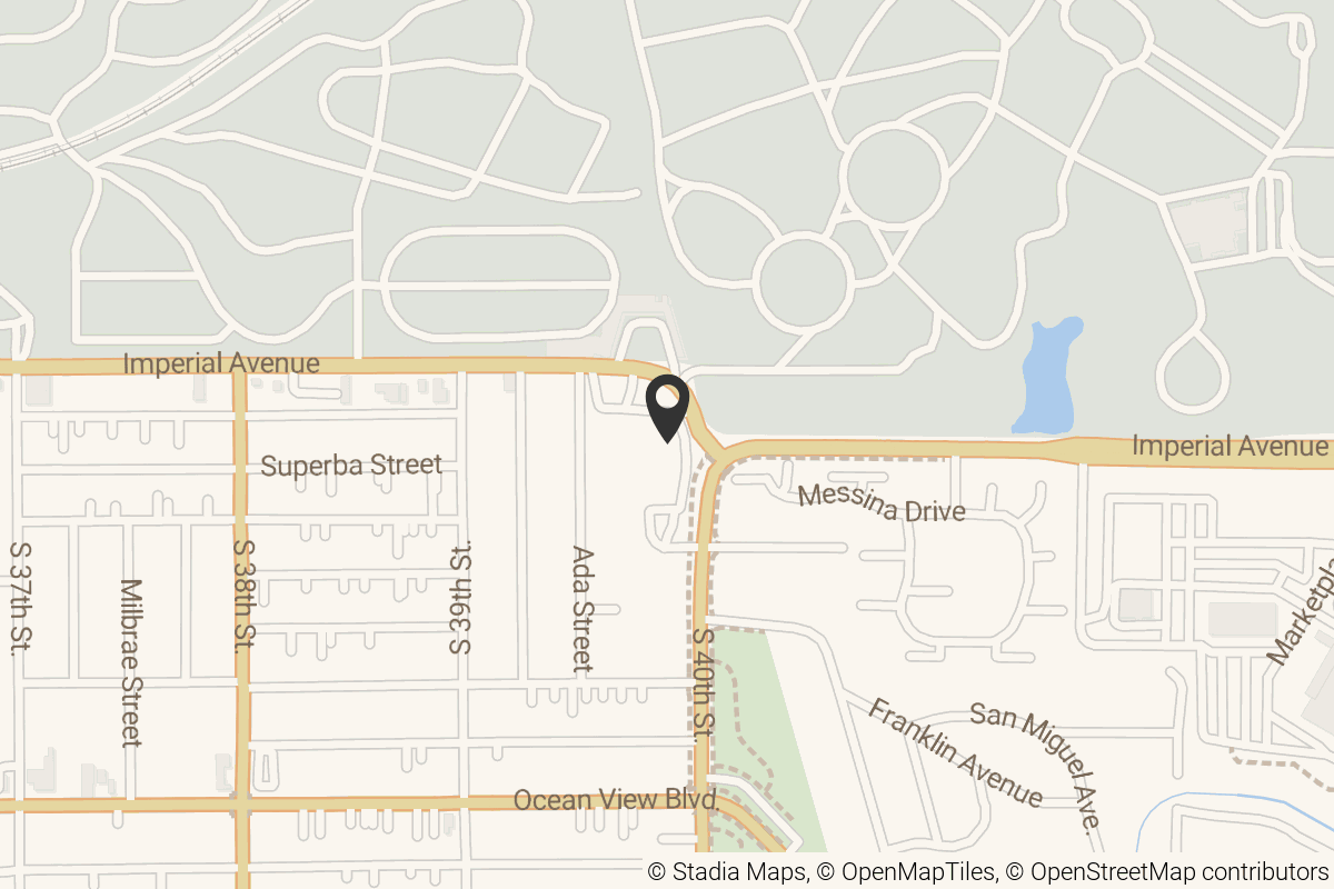 Map with location marker