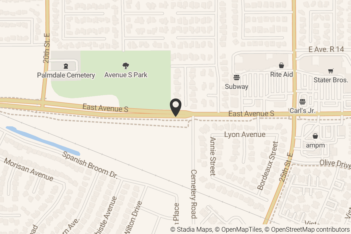 Map with location marker