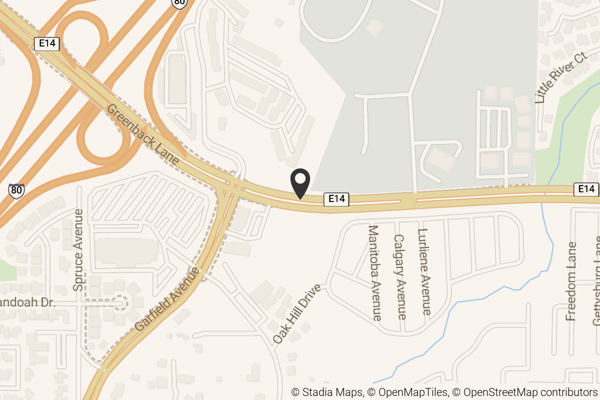 Map with location marker