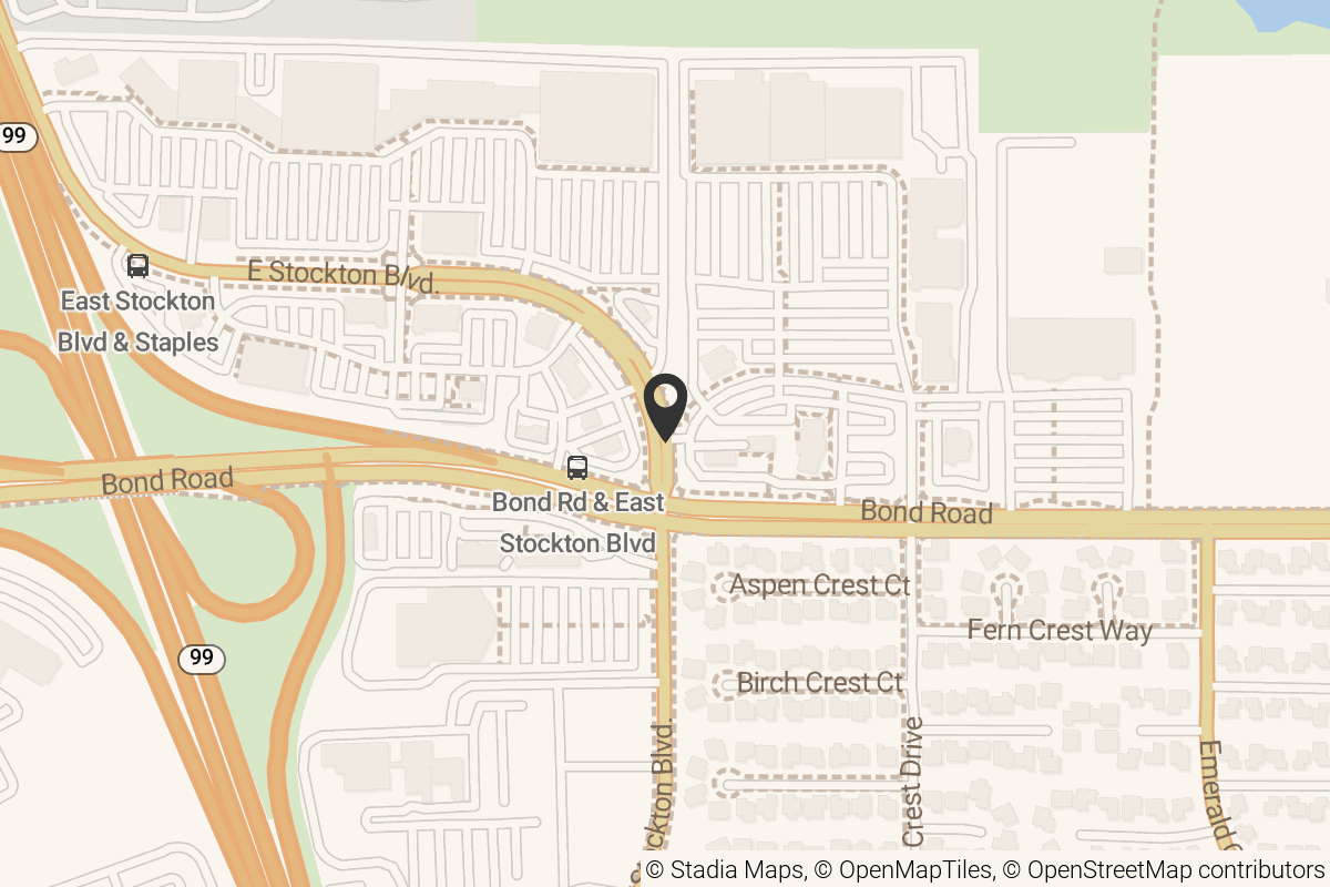 Map with location marker