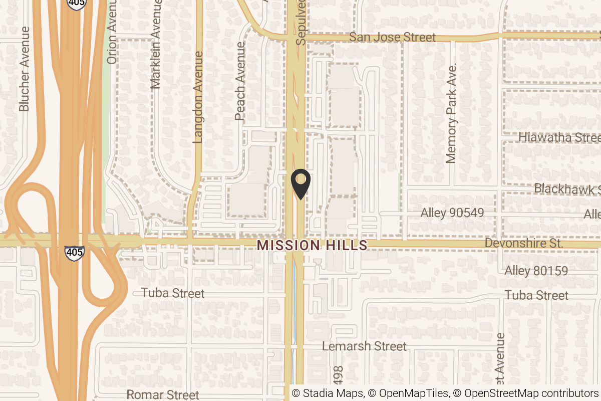 Map with location marker