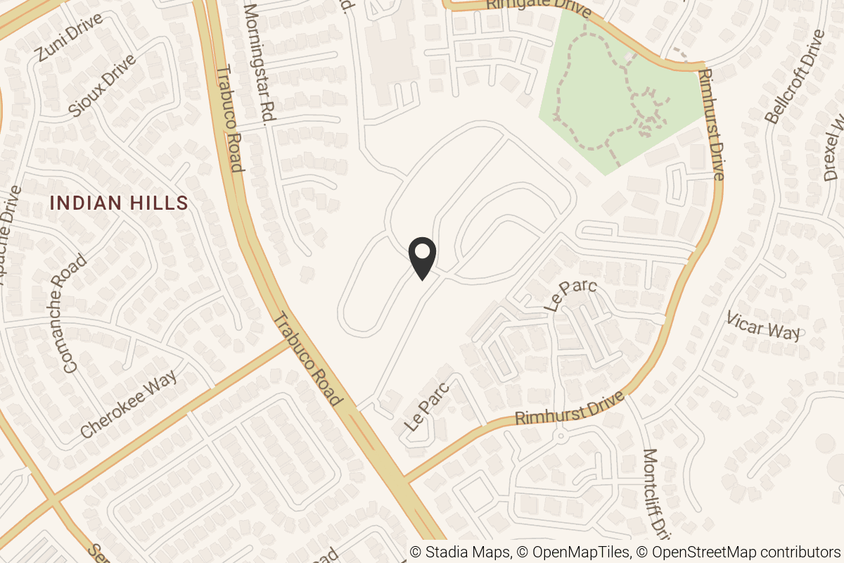 Map with location marker