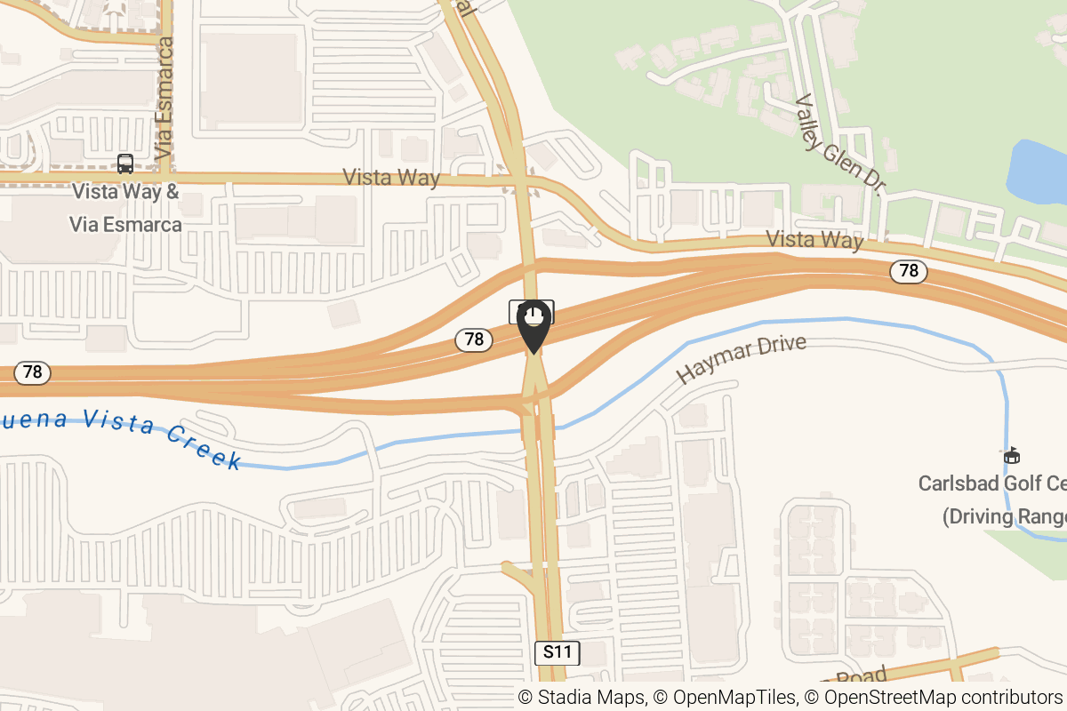 Map with location marker