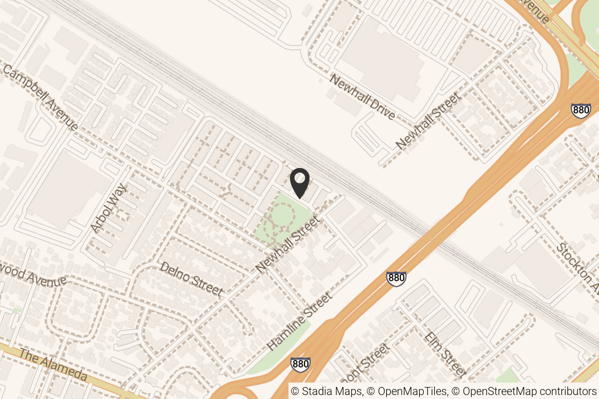 Map with location marker