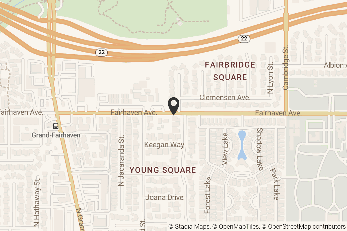 Map with location marker