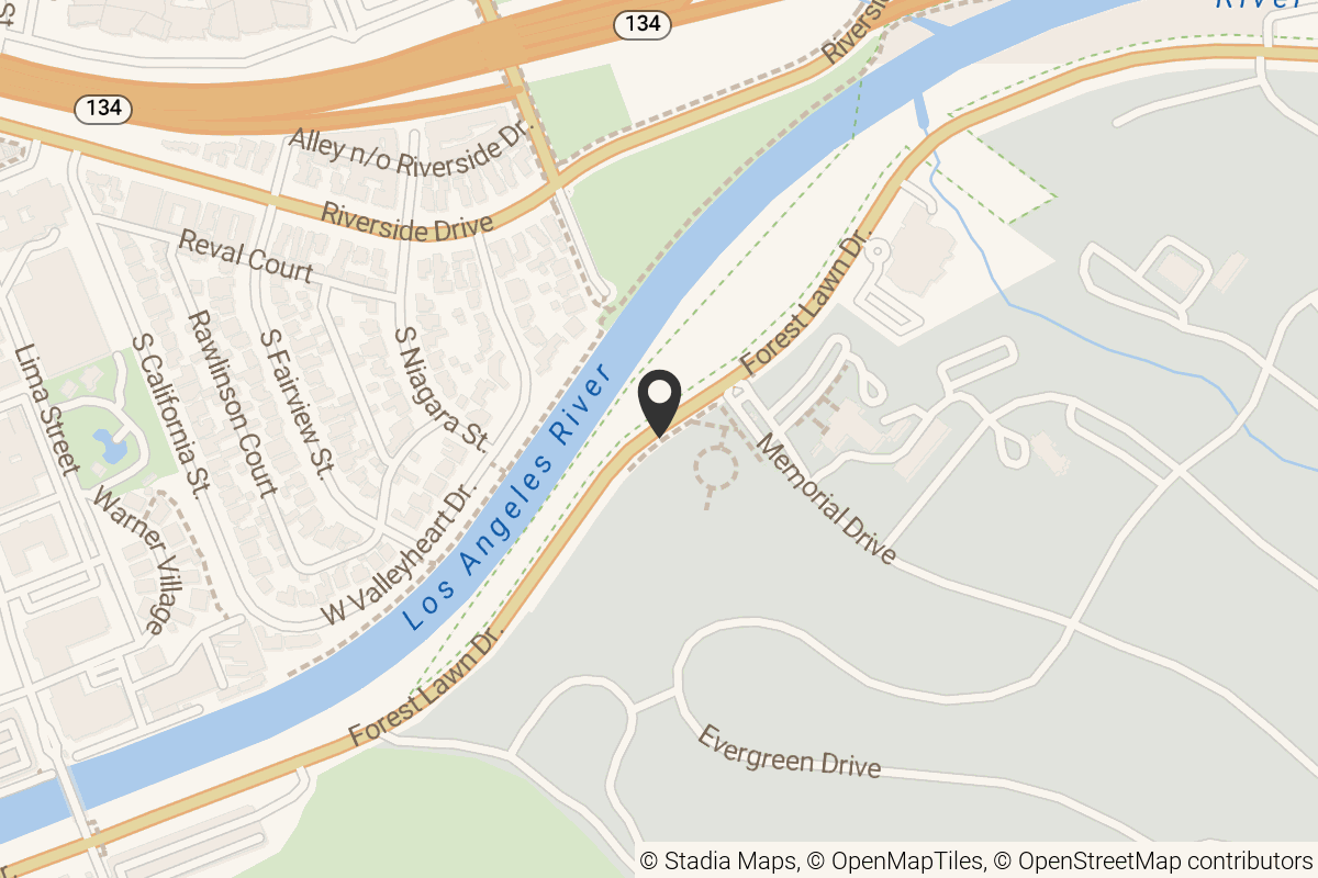 Map with location marker