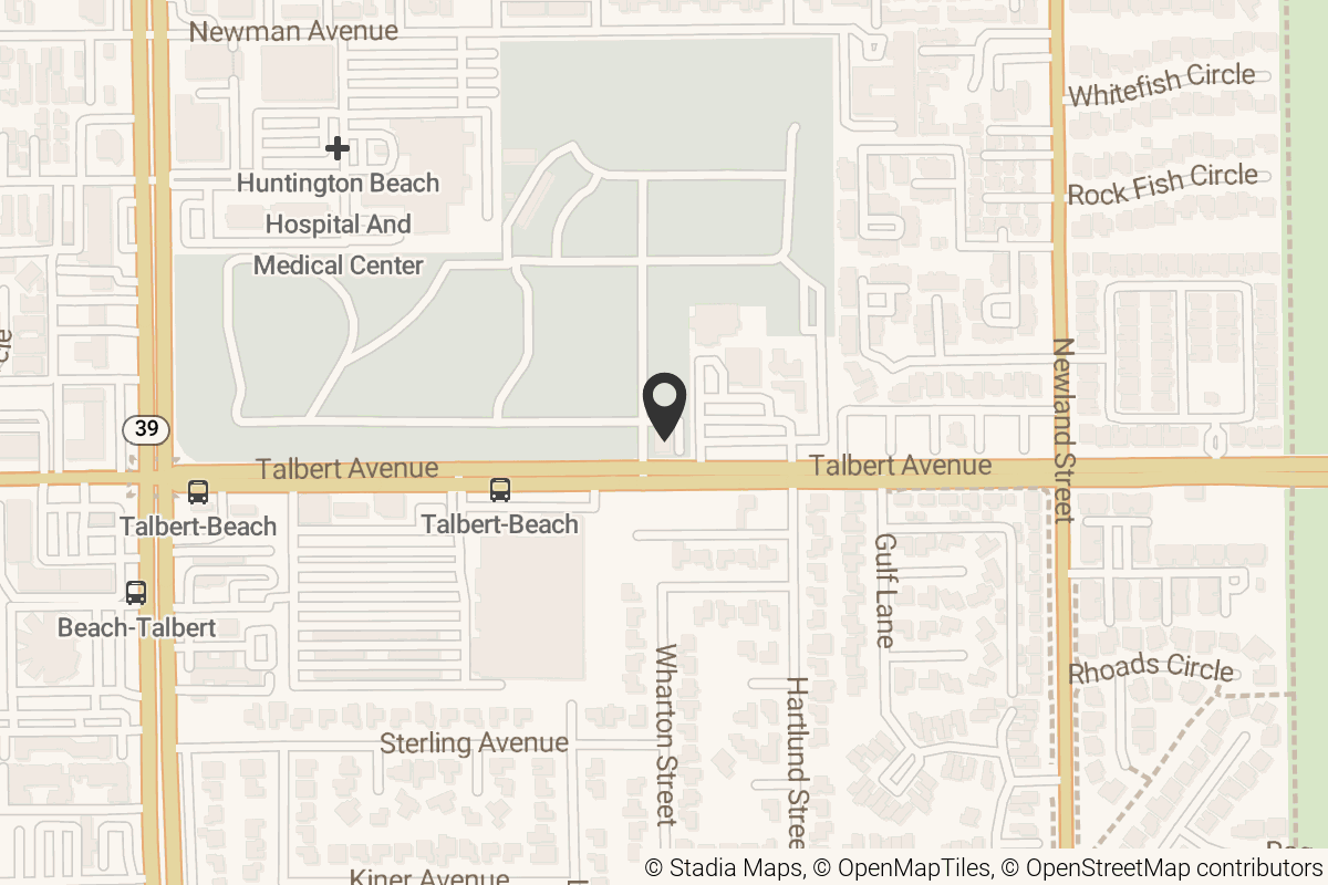 Map with location marker