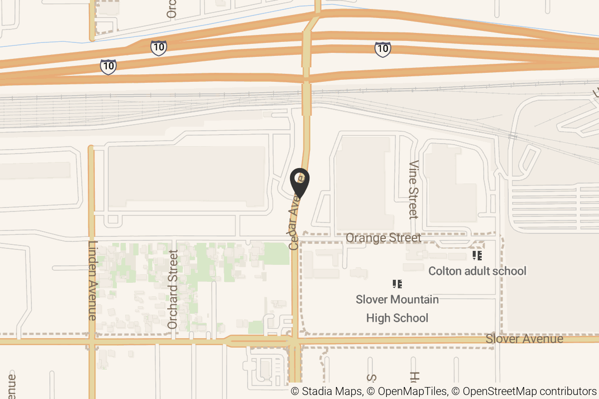 Map with location marker