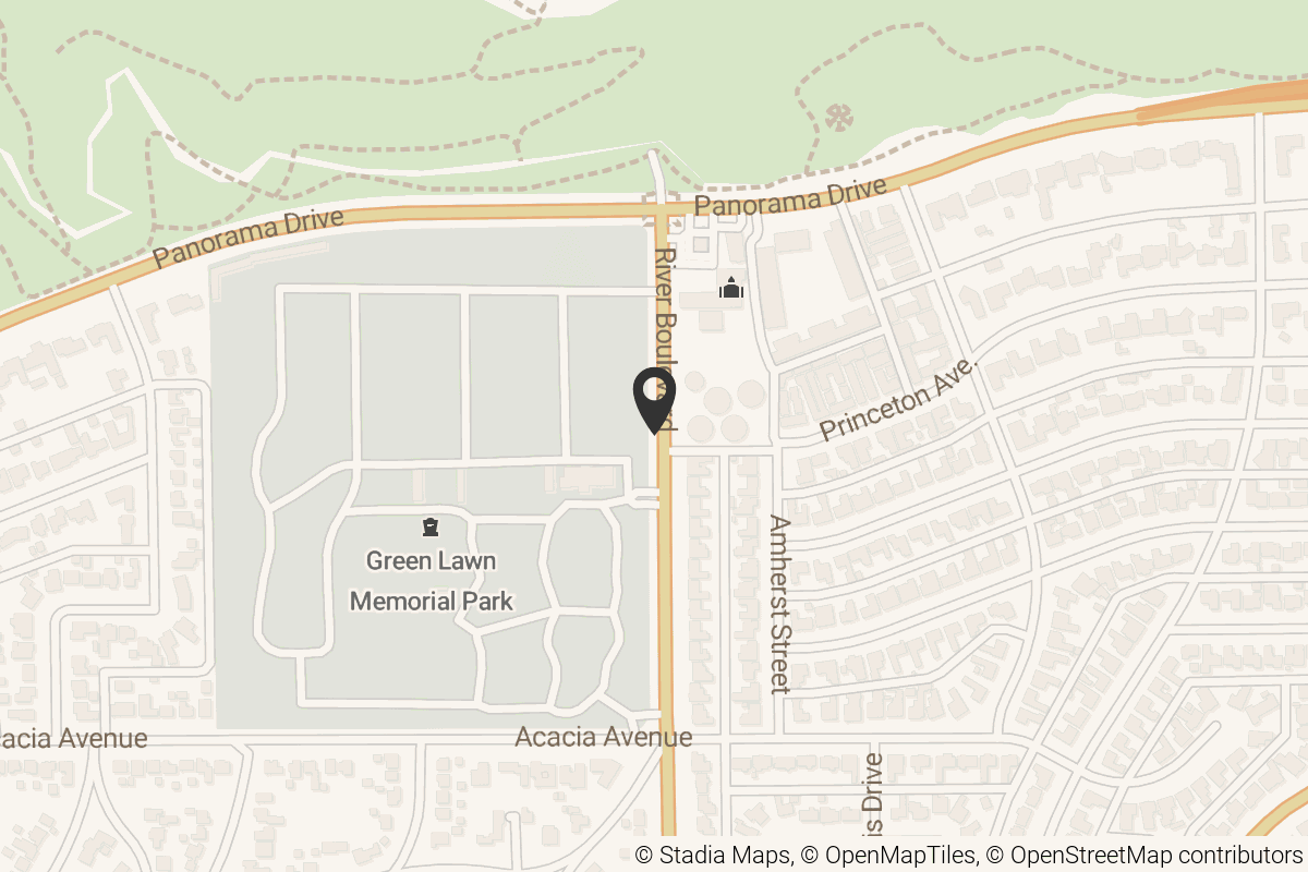 Map with location marker