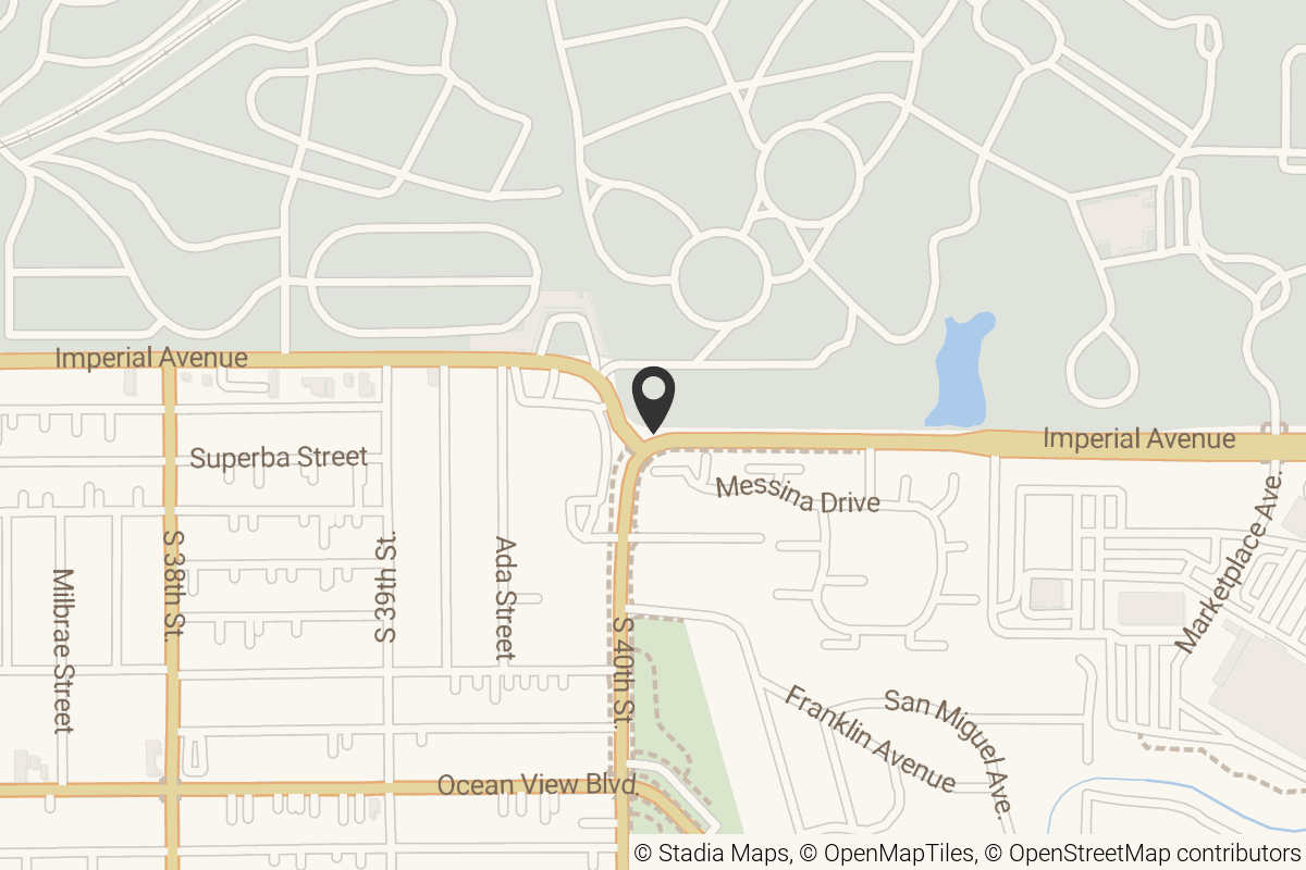 Map with location marker