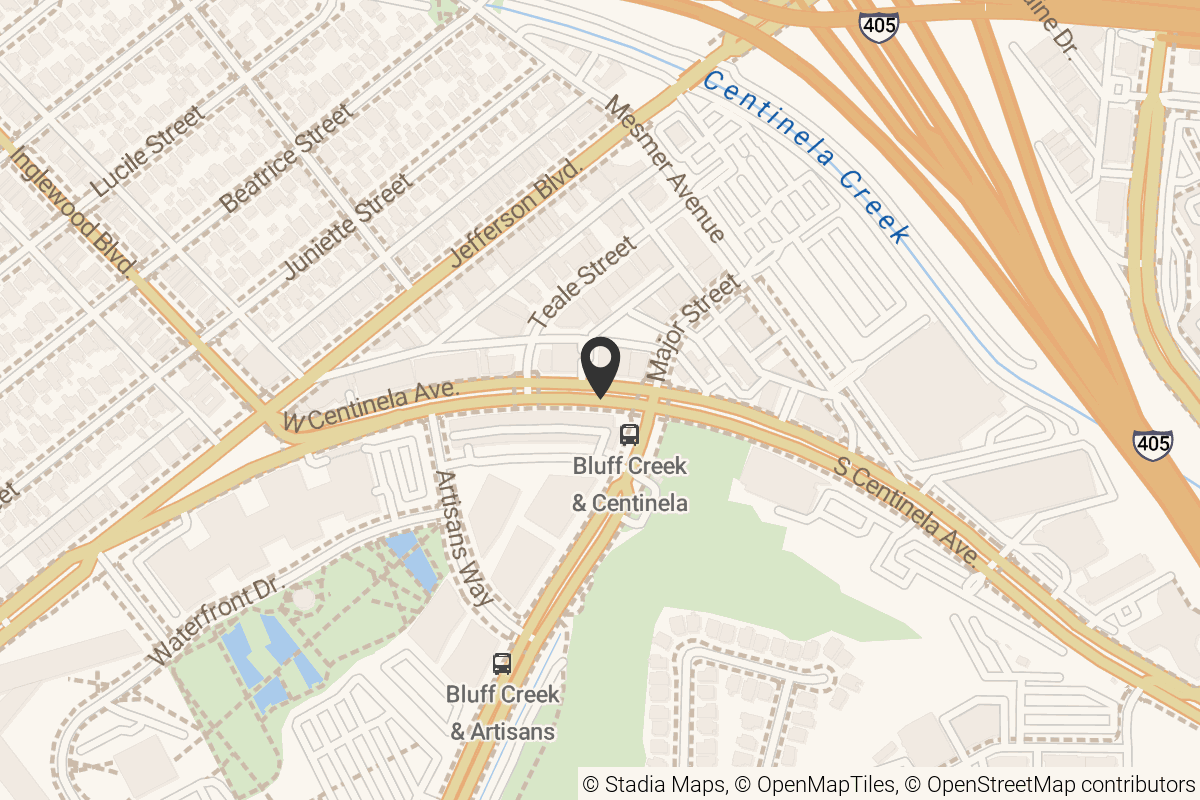 Map with location marker