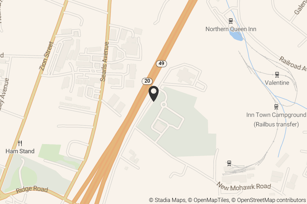 Map with location marker