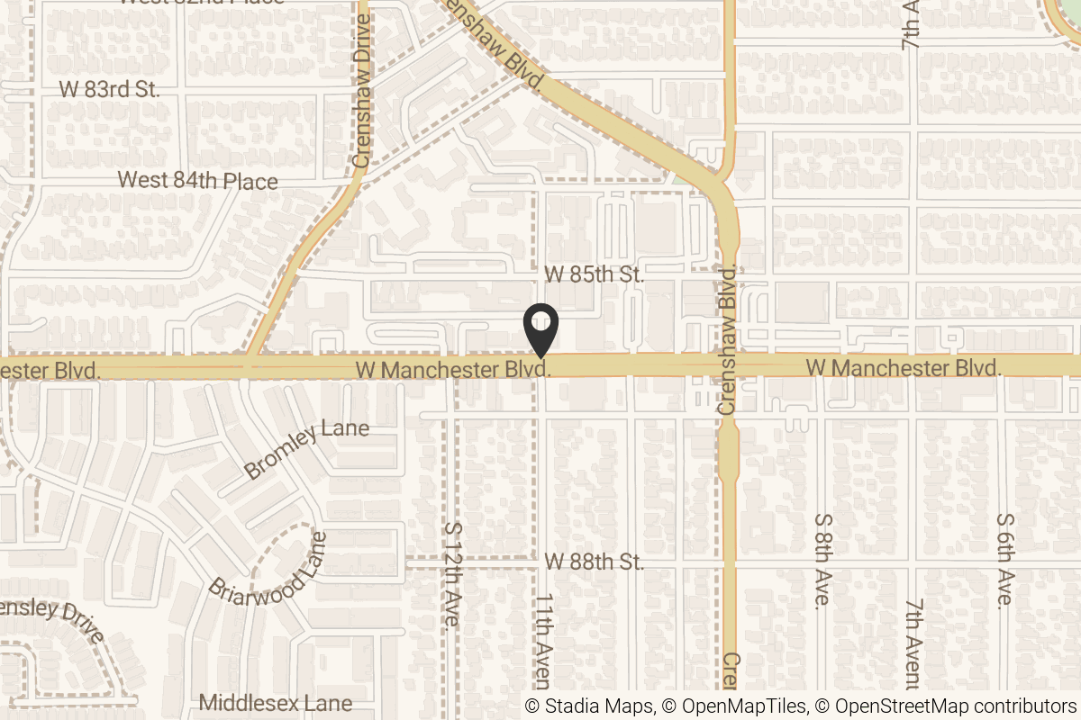 Map with location marker