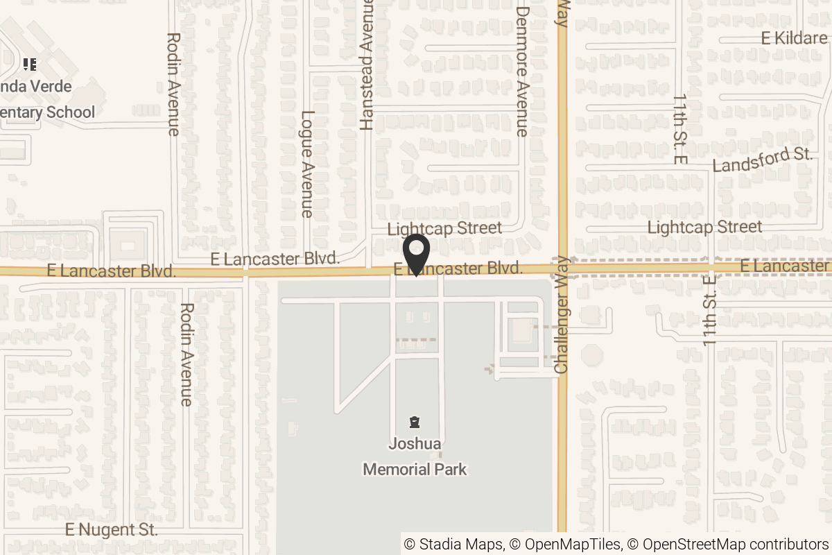 Map with location marker