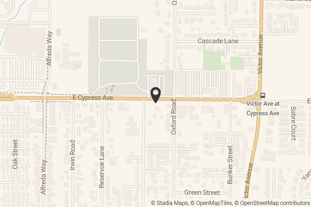 Map with location marker