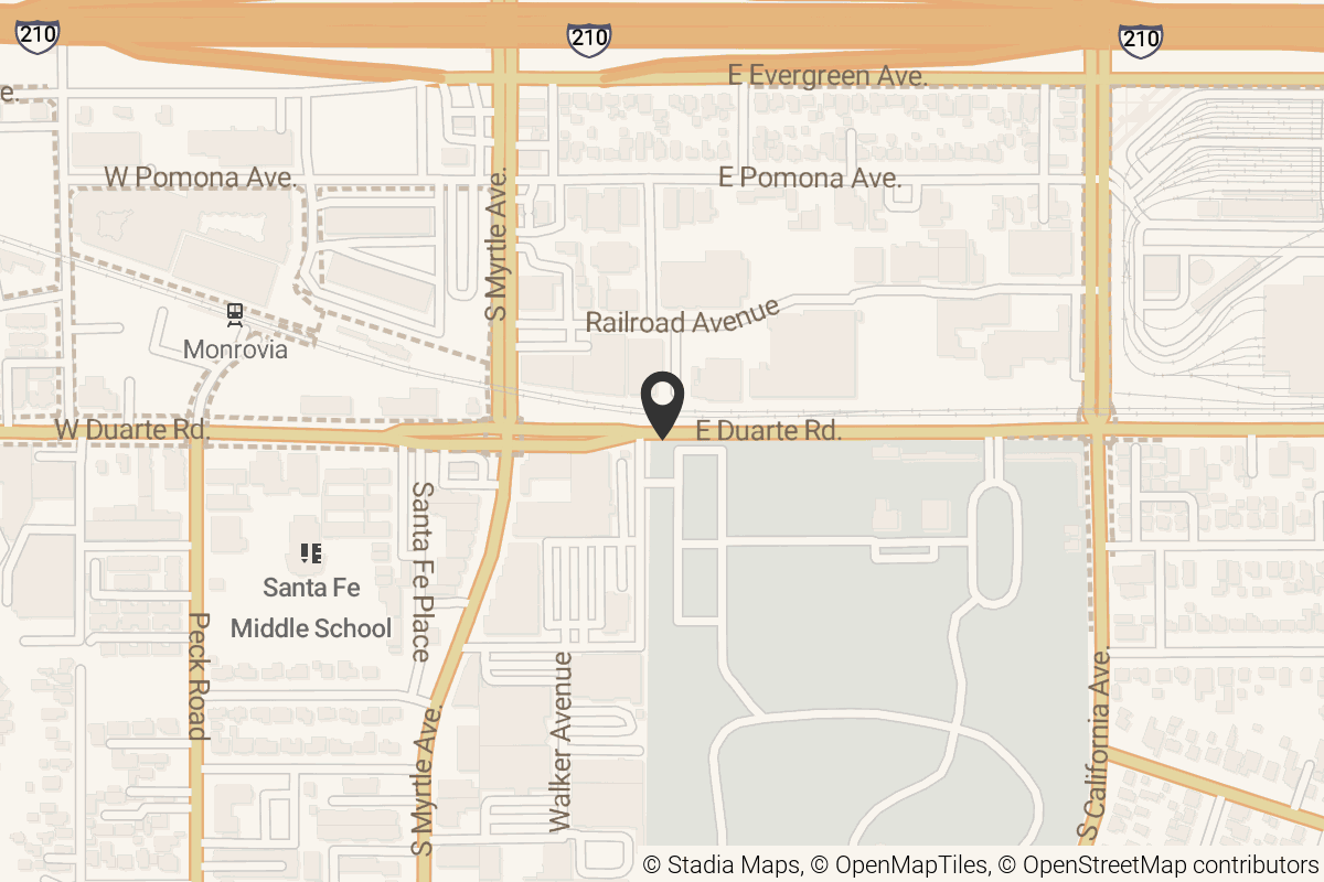 Map with location marker