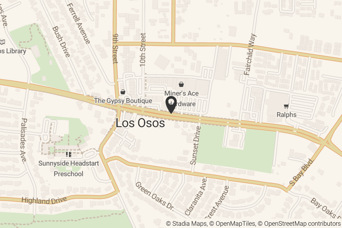 Map with location marker