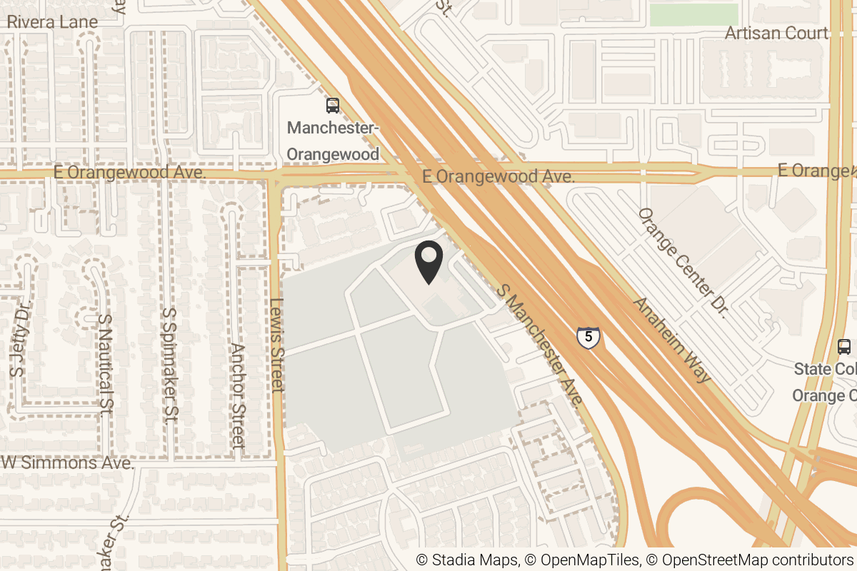 Map with location marker