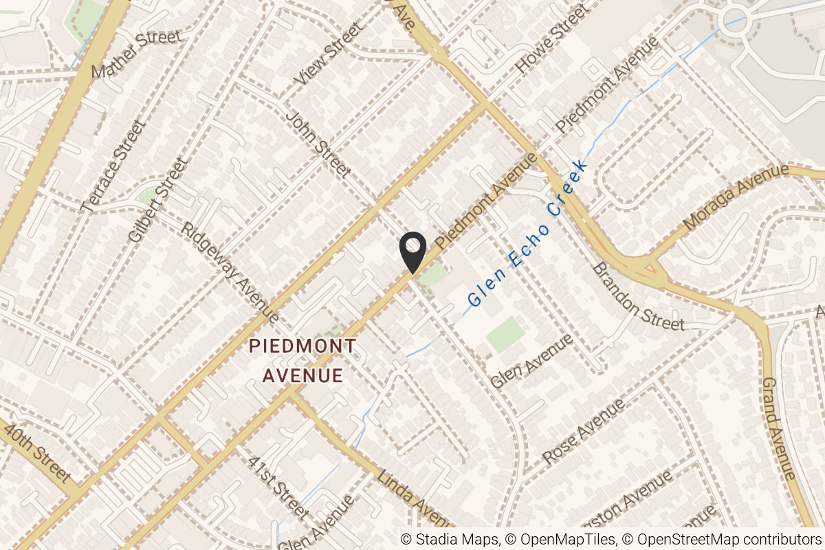 Map with location marker