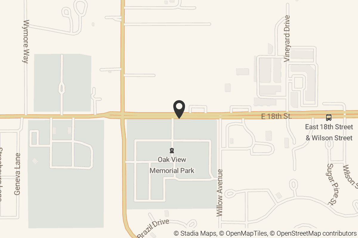 Map with location marker