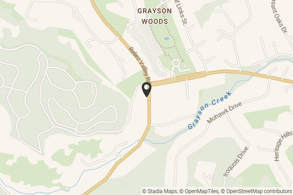 Map with location marker