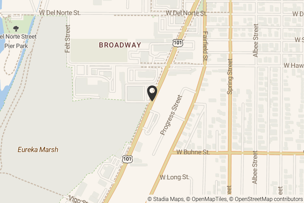 Map with location marker