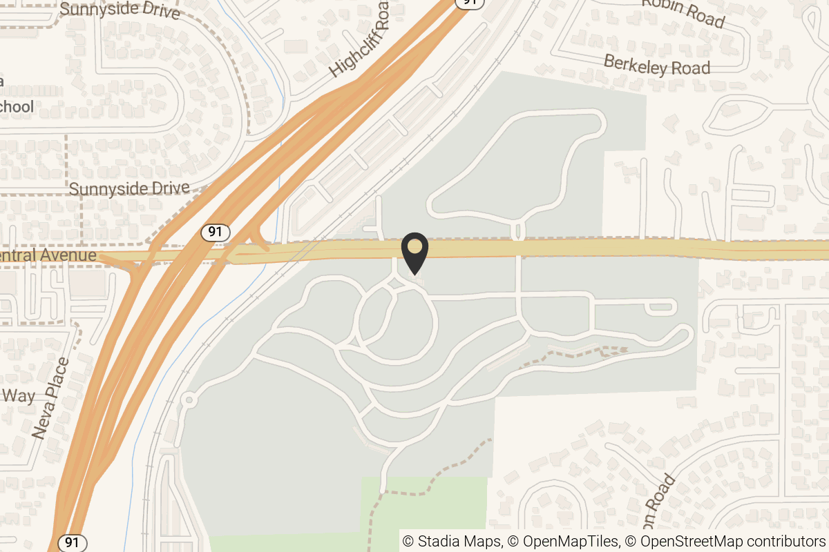 Map with location marker