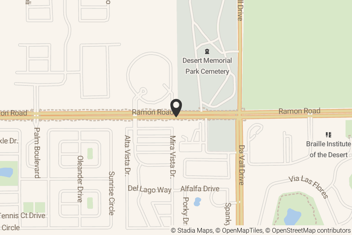 Map with location marker